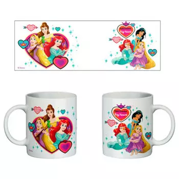 Кружка 220 мл дисней принцессы фарфор п/у