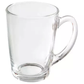 Кружка 320 мл прозрачная l4693