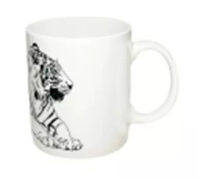 Кружка 330 мл мфк дикая природа-тигр
