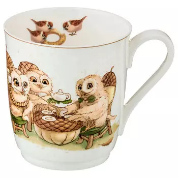 Кружка 340мл Lefard совы 86-2287