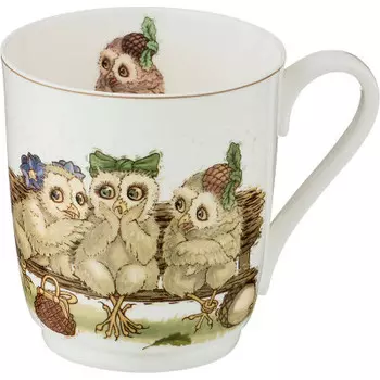 Кружка 340мл Lefard совы 86-2289