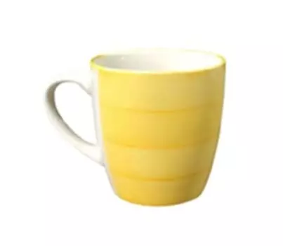 Кружка 350 мл милвис желтая керамика hp-118 m