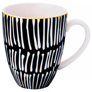 Кружка 350мл Lefard вог черно-белое 359-485