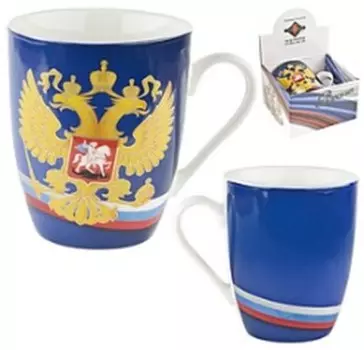 Кружка 360 мл полистар коллекшн герб россии фарфор l2110075