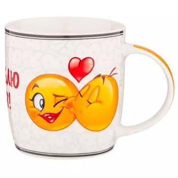 Кружка 380 мл лефард смайл 260-555