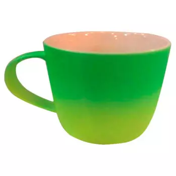 Кружка 380мл Absolut Home желто-зеленая матовая