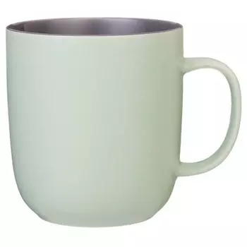 Кружка 400 мл бронко велюр мятная 407-143