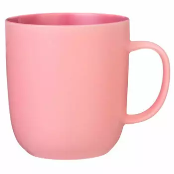 Кружка 400 мл бронко велюр пудровая 407-147