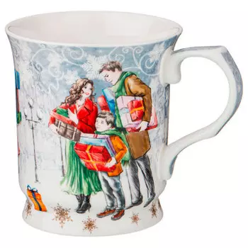 Кружка 400 мл Lefard с новым годом! фарфор 415-2104
