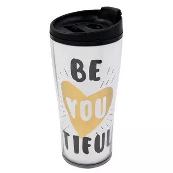 Кружка 400 мл солмазер дис тикарет с крышкой 161483-004