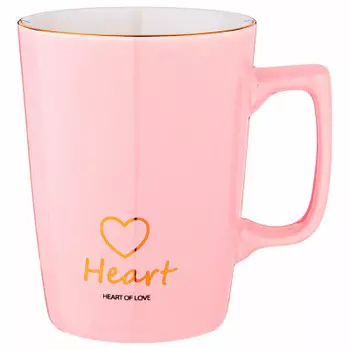 Кружка 400мл Lefard Break Time пудровая 756-262