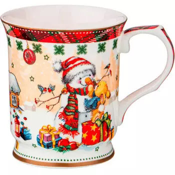 Кружка 400мл Lefard снеговик 415-2114