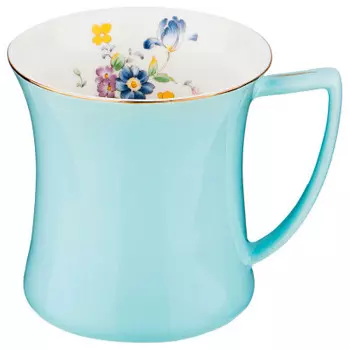 Кружка 400мл Lefard времена года голубая 760-671