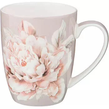 Кружка 420мл Lefard белые цветы фарфор 415-2122