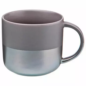 Кружка 440мл Lefard бронко велюр темно серая матовая 407-100