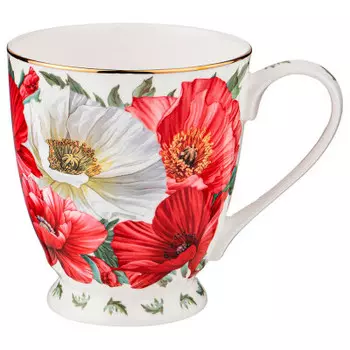 Кружка 480мл Lefard маки 104-760