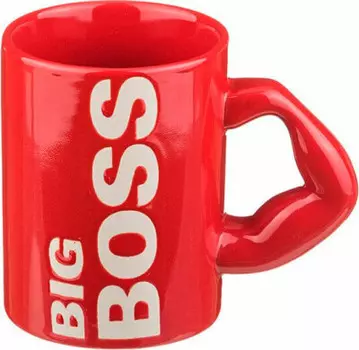 Кружка 500мл Big Boss красная 563-011