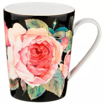 Кружка 500мл Lefard винтаж черная 415-2056