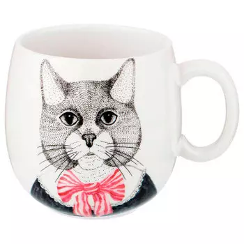 Кружка 530мл Lefard Fashion animals кот 409-128