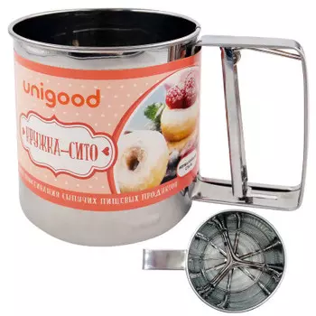 Кружка-сито Unigood нержавеющая сталь tr-ktl-fs001 s