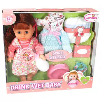 Кукла 35,5см с аксессуарами звук/с функцией пьет и писает в горшок 38х10х3см c46676/a1359775