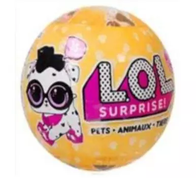 Кукла лол питомцы конфетти в шаре 549574
