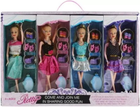 Кукла с аксессуарами 33х12х5см 6006в