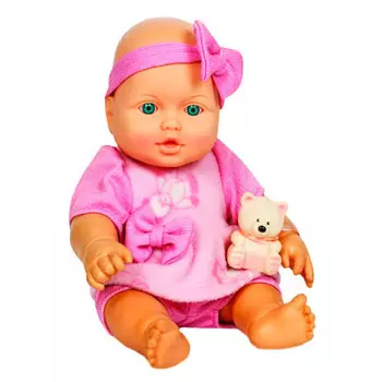 Кукла весна малышка 30 см с мишуткой в200/рс