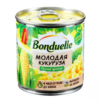 Кукуруза бондюэль молодая 340г ж/б