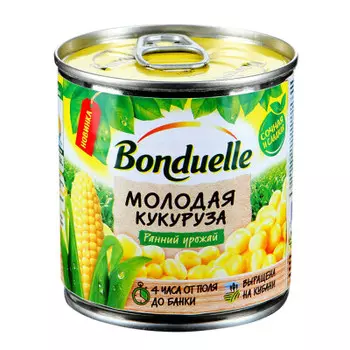 Кукуруза Bonduelle молодая 212г ж/б