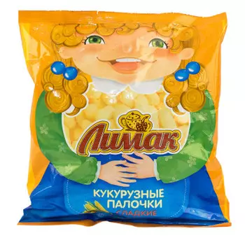 Кукурузные палочки лимак 70 г сладкие липецкхлебмакаронпром