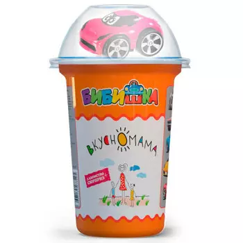 Кукурузные шарики в темной глазури бибишка сюрприз 30г стакан