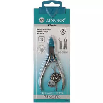 Кусачки для маникюра Zinger заточенные 11904