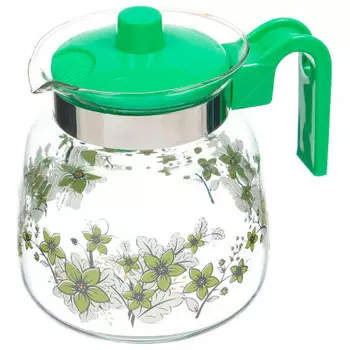 Кувшин 1, 2 маллони жаропрочное стекло зеленый 910117