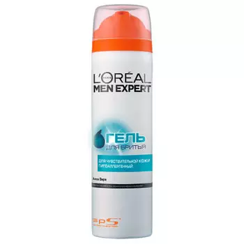 L'Oreal Paris Men Expert Гель для бритья для чувствительной кожи, 200 мл