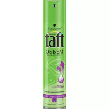 Лак для волос Taft 225 мл объем очень сильная фиксация 3