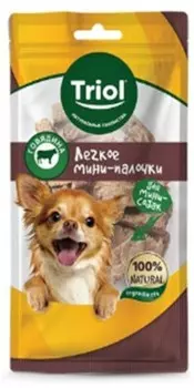 Лакомство для собак Triol 30 г для мини собак легкое мини-палочки говядина