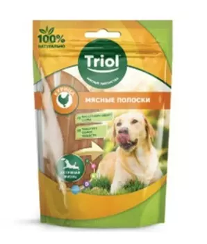 Лакомство для собак Triol 70 г мясные полоски курица