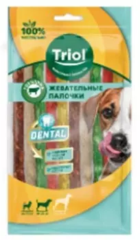 Лакомство для собак Triol 80-100 г (8-10 г*10 шт) говяжьи сухожилия палочки