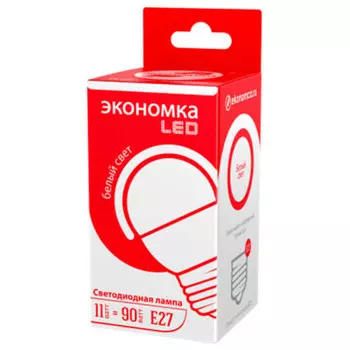 Лампа светодиодная экономка шарик gl4511 вт е27