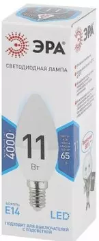 Лампа светодиодная эра b35-11 w-840-e14 нейтральный белый свeт