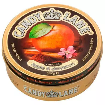 Леденцы кэнди лэйн яблоко с корицей 200г сладкая сказка