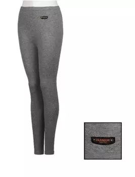 Леггинсы женские спортивные однотонные серые dy-38
