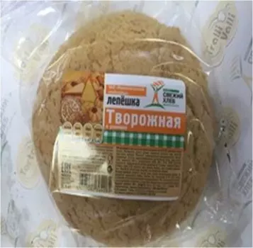 Лепешка творожная 100г свежий хлеб