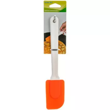 Лопатка силиконовая 18 см агнесс оранжевая