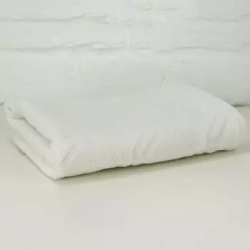 Махровое полотенце латтик 001 70*140 см белый