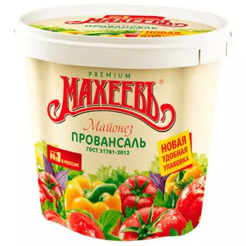 Майонез махеев 820 мл 50, 5% провансаль ведро