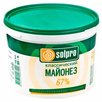 Майонез Solpro 9,6кг 67% классический