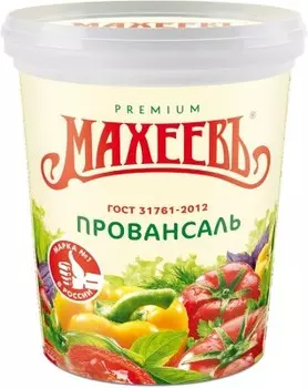 Майонезный соус махеев 700 г 40% провансаль ведро