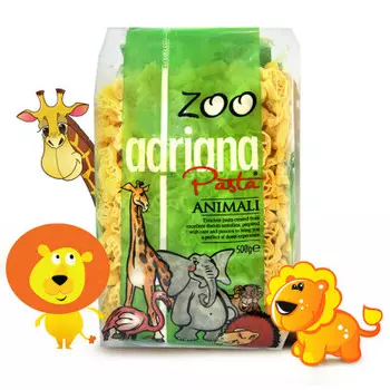 Макароны адриана 500 г зверюшки